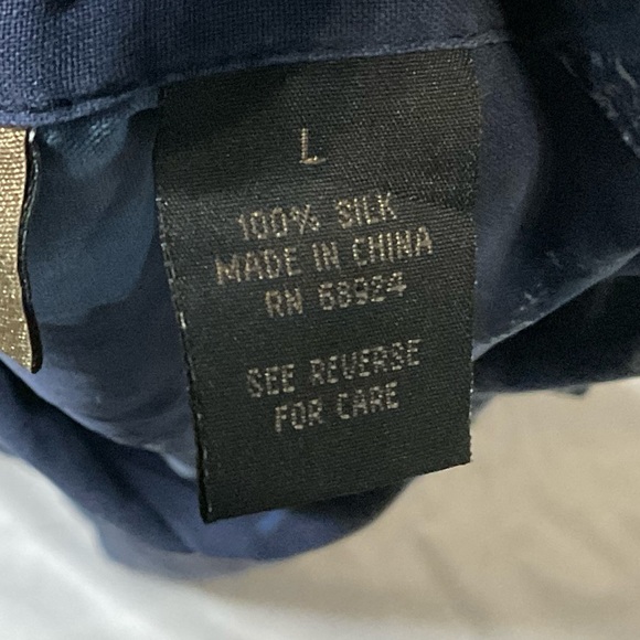 Axist Mens 100‎ percent silk shirt LG - Picture 3 of 5